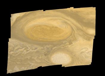 This photo of Jupiter's Great Red Spot was taken by Voyager 1 in early March 1979.