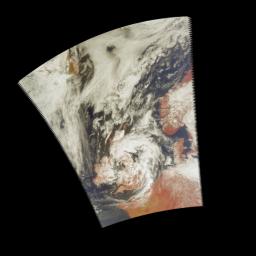 These images, taken over northern Europe on July 20, 2002, depict a few of the different views of Earth and its atmosphere that are produced by the Atmospheric Infrared Sounder experiment system operating on NASA's Aqua spacecraft.