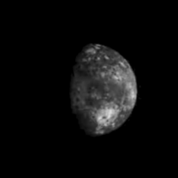 This archival frame from an animation obtained Sept. 1996, is part of a sequence of full disk Io images taken prior to NASA's Galileo orbiter's second encounter with Ganymede.