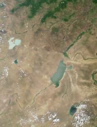 This region of central Asia is situated at the juncture of Mongolia, China and Russia. This image from NASA's Terra satellite is MISR Mystery Image Quiz #7.