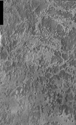 This image, part of an images as art series from NASA's 2001 Mars Odyssey released on Feb 5, 2004 shows an area on Mars that looks like lace.