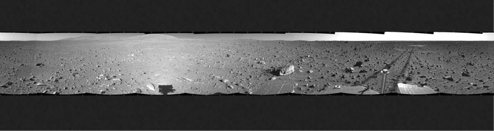 Spirit's View on Sol 148