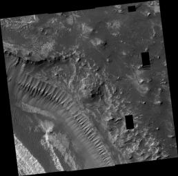 Layers in Melas Chasma