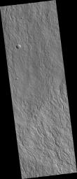 Fans of Lava Flows on the Flanks of Olympus Mons