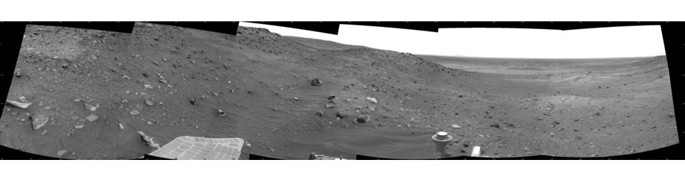 View Ahead After Spirit's Sol 1861 Drive