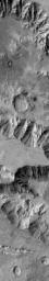 NASA's 2001 Mars Odyssey shows part of the floor of Coprates Chasma which contains various deposits, including dune fields.