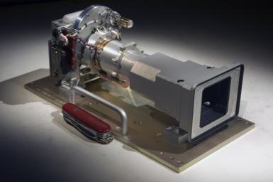 The Mast Camera (Mastcam) instrument for NASA's Mars Science Laboratory will use a side-by side pair of cameras for examining terrain around the mission's rover, Curiosity. The Mastcam 34 offers wider-angle viewing.
