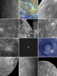 MESSENGER Image Compilation from 2010 
