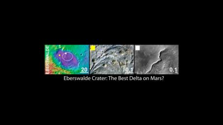 Eberswalde Crater, a Finalist Not Selected as Landing Site for Curiosity