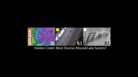 Holden Crater, a Finalist Not Selected as Landing Site for Curiosity