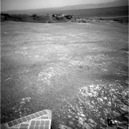 NASA's Mars Exploration Rover Opportunity arrived at the rim of Endeavour crater on Aug. 9, 2011, after a trek of more than 13 miles (21 kilometers) lasting nearly three years since departing the rover's previous major destination, Victoria crater.