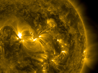 One broad active region sported a wonderful example of coiled magnetic field lines over almost a four-day period observed by NASA's Solar Dynamics Observatory during July 15-18, 2016.