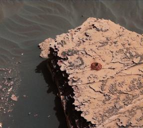 NASA's Curiosity rover successfully drilled a 2-inch-deep hole in a target called 'Duluth' on May 20, 2018. It was the first rock sample captured by the drill since October 2016.