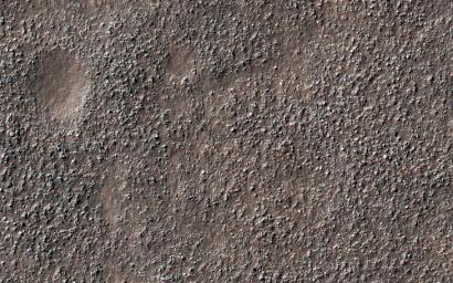 This image from NASA's Mars Reconnaissance Orbiter (MRO) shows a field of boulders.