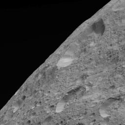 This image of Ceres' limb was obtained by NASA's Dawn spacecraft on May 30, 2018 from an altitude of about 280 miles (450 kilometers).