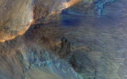 This image acquired on January 23, 2019 by NASA's Mars Reconnaissance Orbiter, shows some of the geologic diversity of Mars.