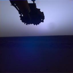 NASA's InSight lander snapped a series of images of the Sun rising and setting on Mars using the camera on its robotic arm on April 10, 2022, the 1,198th Martian day, or sol, of the mission.
