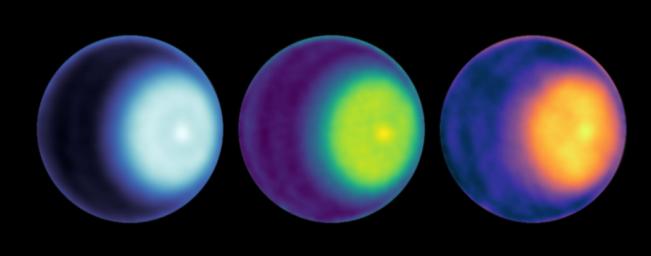 NASA scientists have made the first observation of a polar cyclone on Uranus.