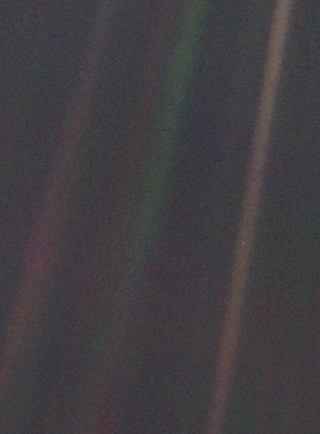 The Pale Blue Dot - Image courtesy of NASA