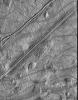 The Solid State Imaging system aboard the NASA's Galileo spacecraft took this image of the surface of Europa on 

February 20, 1997 during its sixth orbit around Jupiter.