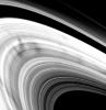 NASA's Voyager 2 obtained this high-resolution picture of Saturn's rings Aug. 22, when the spacecraft was 4 million kilometers (2.5 million miles) away.