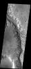 This channel is located south of Iani Chaos on Mars as seen by NASA's 2001 Mars Odyssey spacecraft.