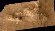 NASA's Mars Global Surveyor shows the plains of the 'Columbia Hills' on Mars.