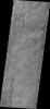This image released on August 19, 2004 from NASA's 2001 Mars Odyssey shows Tantalus Fluctus on Mars, comprised of multiple lava flows.