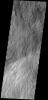 This image shows a portion of the southern flank of Olympus Mons on Mars as seen by NASA's Mars Odyssey spacecraft.