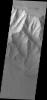 This image from NASA's Mars Odyssey spacecraft shows Coprates Chasma on Mars.