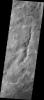 This image from NASA's Mars Odyssey shows small dunes located in the plains of Aonia Terra on Mars.