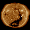 Between Jan. 30-Feb. 2, 2017, NASA's Solar Dynamics Observatory saw a substantial coronal hole rotating across the face of the sun this past week and is again streaming solar wind towards Earth.