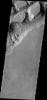 This 2001 Mars Odyssey spacecraft image of the western portion of Sirenum Fossae on Mars shows mesa formation.