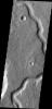 This image from NASA's Mars Odyssey shows part of an unnamed channel in Terra Cimmeria.