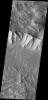 This image captured by NASA's Mars Odyssey shows a portion of Coprates Chasma.