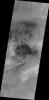 The small, individual dunes in this image captured by NASA's 2001 Mars Odyssey spacecraft are located in an unnamed crater in Noachis Terra.