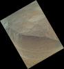 This is the highest-resolution view that the MAHLI camera on NASA's Mars rover Curiosity acquired of the top of a rock called 'Bathurst Inlet'; the rock is dark gray and is so fine-grained that MAHLI cannot resolve grains or crystals in it.