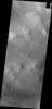 This image captured by NASA's 2001 Mars Odyssey spacecraft shows dunes in located on the floor of Lyot Crater.