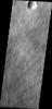This image from NASA's 2001 Mars Odyssey spacecraft shows part of the northeastern flank of Elysium Mons.