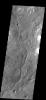 This small unnamed channel is located in southern Tyrrhena Terra as seen by NASA's 2001 Mars Odyssey spacecraft.