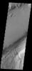 This image captured by NASA's 2001 Mars Odyssey spacecraft of Gale Crater shows the region of the crater that is 'home' to the Curiosity Rover.
