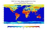 With its antenna now spinning at full speed, NASA's new Soil Moisture Active Passive (SMAP) observatory has successfully re-tested its science instruments and generated its first global maps, a key step to beginning routine science operations in 2015.