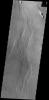 Given their location in the Tharsis volcanic complex, these channels were likely formed by the flow of lava rather than water in this image taken by NASA's 2001 Mars Odyssey spacecraft.