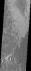 This image captured by NASA's 2001 Mars Odyssey spacecraft shows layering in the plains that comprise Utopia Planitia.