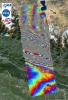 This false-color map shows the amount of permanent surface movement caused almost entirely by the 7.8 Gorkha earthquake in Nepal during a 70-day interval between two ALOS-2 images, acquired February 21 and May 2, 2015.