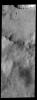 This image captured by NASA's 2001 Mars Odyssey spacecraft shows dust devil tracks in Noachis Terra. The dark tracks show where the whirlwind was in contact with the surface and removed dust to expose the darker rocky surface.