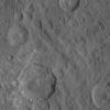 This image, taken by NASA's Dawn spacecraft, shows the surface of dwarf planet Ceres from an altitude of 915 miles (1,470 kilometers). The image was taken on August 22, 2015, and has a resolution of 450 feet (140 meters) per pixel.