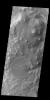 This image captured by NASA's 2001 Mars Odyssey spacecraft shows a portion of Huo-Hsing Vallis, located near the northern margin of Terra Sabaea.