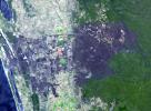 NASA's Terra spacecraft acquired this image of the remote town of Yarloop, about 75 miles (120 km) south of the Western Australian capital of Perth, was destroyed as part of a 100,000-acre (405-square km) blaze that started on January 7, 2016.