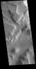 This image captured by NASA's 2001 Mars Odyssey spacecraft is located in Aeolis Mensae, east of Gale Crater.